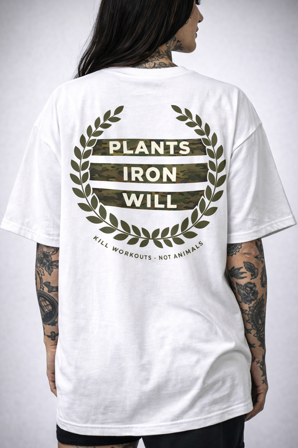PLANTS-IRON-WILL Oversized Shirt